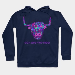 Scottish Highland Cow - Och Aye The Moo Hoodie